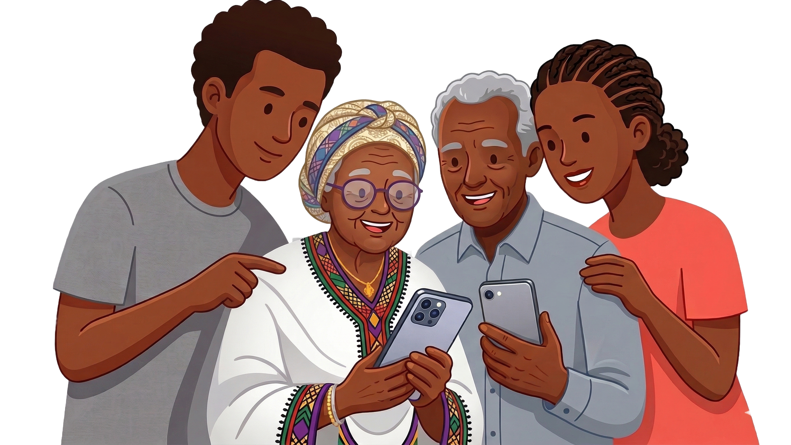 משפחה אתיופית-ישראלית